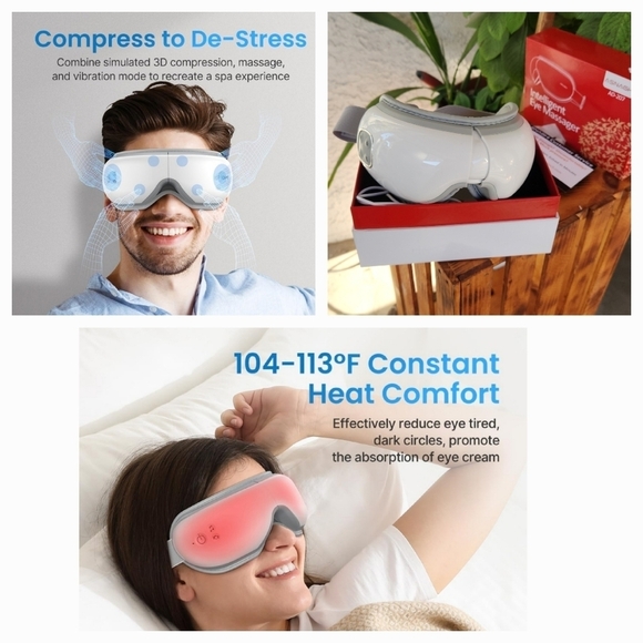 Eye Massager with Heat, for Women/Men, Eye Massager - Picture 1 of 4